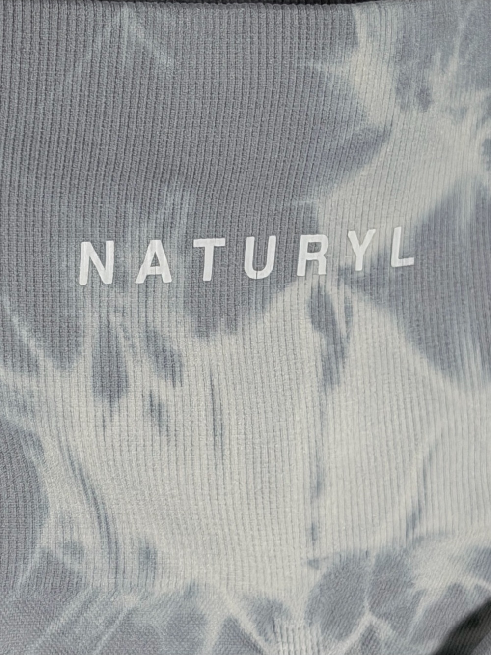 Women's Naturyl Gray Tie-Dye High-Waist Leggings - Picture 2 of 7